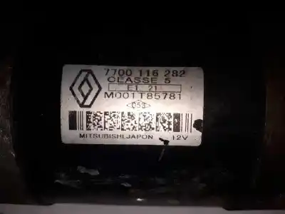 Pezzo di ricambio per auto di seconda mano motorino di avviamento per renault scenic (ja..) 1.9 dci authentique riferimenti oem iam 7700116282  m001t85781