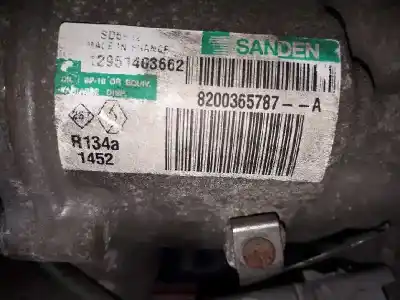 Second-hand car spare part air conditioning compressor for renault clio iii confort expression oem iam references 8200365787a  1452