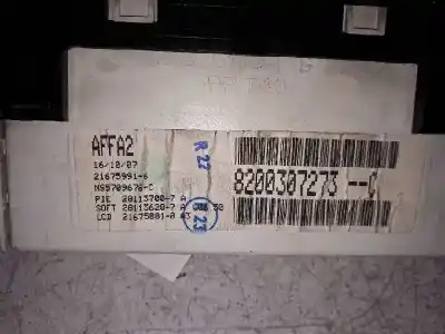 Peça sobressalente para automóvel em segunda mão display gps / multimídia por renault clio iii emotion referências oem iam 8200307273c  