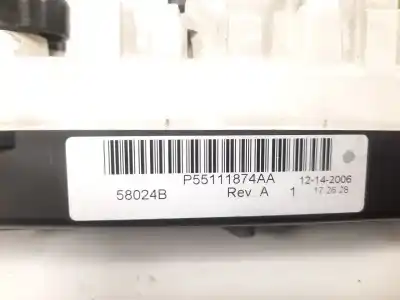 Second-hand car spare part heating / air conditioning control panel for dodge caliber s oem iam references   p55111874aa