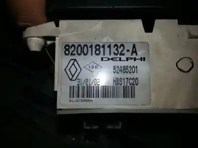 Pièce détachée automobile d'occasion commande de climatisation / chauffage pour renault laguna ii (bg0) authentique références oem iam   
