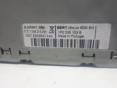 Pezzo di ricambio per auto di seconda mano impianto audio / radio cd per seat leon (1p1) comfort limited riferimenti oem iam 1p0035153  