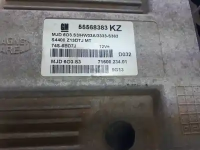 Peça sobressalente para automóvel em segunda mão centralina de motor uce por opel corsa d catch me referências oem iam 55568383kz  mjd603s3