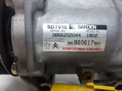 Tweedehands auto-onderdeel airconditioning compressor voor citroen xsara picasso 1.6 hdi 90 lx plus oem iam-referenties 9686061780  1802