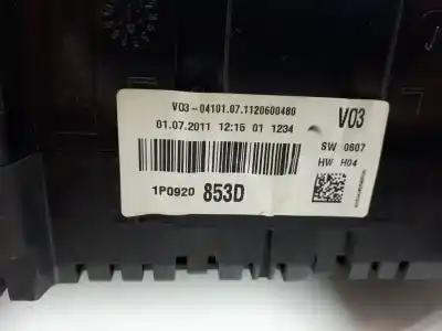 Автозапчасти б/у приборная доска за seat leon (1p1) reference ссылки oem iam 1p0920853d  