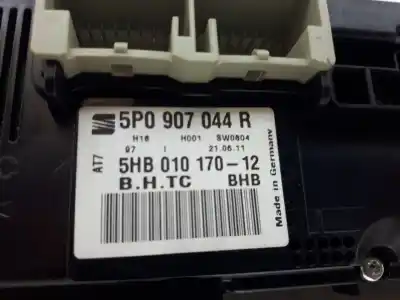 Peça sobressalente para automóvel em segunda mão comando de sofagem (chauffage / ar condicionado) por seat leon (1p1) reference referências oem iam 5p0907044r  5hb01017012