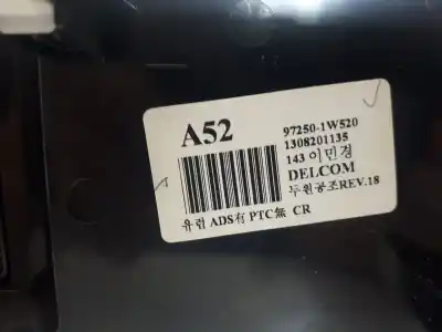 Second-hand car spare part climate control for kia rio basic oem iam references 972501w520 1308201135 a5213081500009