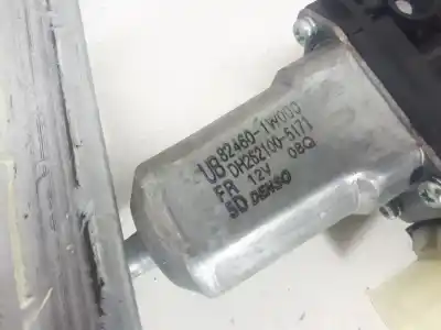 Second-hand car spare part passenger side right window regulator for kia rio basic oem iam references 824601w000  dh2621005171