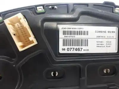 Peça sobressalente para automóvel em segunda mão quadrante por citroen c-elysée exclusive referências oem iam 980774678000  