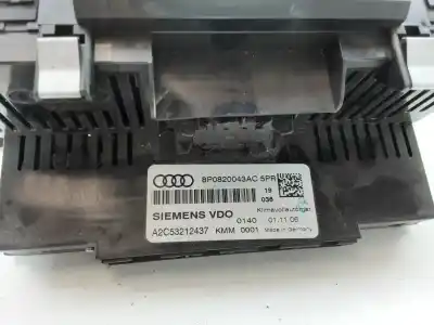 Second-hand car spare part climate control for audi a3 (8p) 2.0 tdi oem iam references 8p0820043ac  a2c53212437