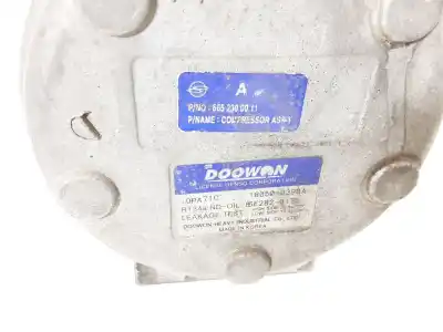 Second-hand car spare part air conditioning compressor for ssangyong rodius i 2.7 xdi 4wd oem iam references 6652300011  18500390a