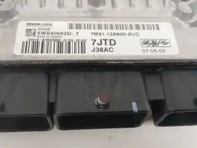 Second-hand car spare part ecu engine control for ford c-max (dm2) 1.8 tdci oem iam references 7m5112a650aud 5ws40582dt 