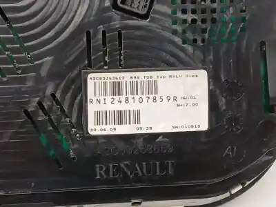 Автозапчасти б/у приборная доска за renault megane iii fastback (bz0/1_, b3_) 1.5 dci ссылки oem iam a2c53363612 rni248107859r 