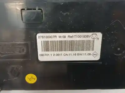 Автозапчастина б/у клімат-контроль для renault megane iii fastback (bz0/1_, b3_) 1.5 dci посилання на oem iam 275100007r  