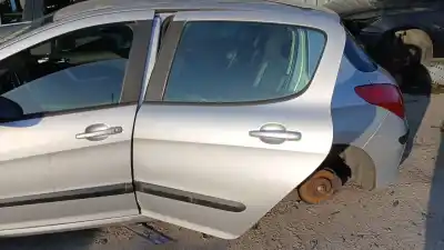 Peça sobressalente para automóvel em segunda mão porta do automóvel traseira esquerda por peugeot 308 i (4a_, 4c_) 1.6 hdi referências oem iam 
