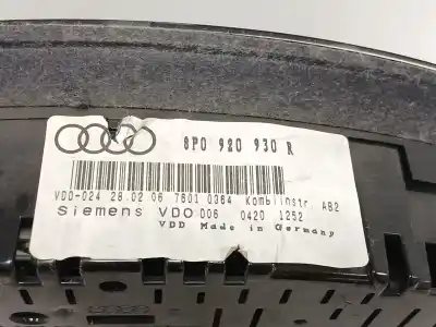 Second-hand car spare part dashboard for audi a3 (8p1) 2.0 tdi 16v oem iam references 8p920930r  