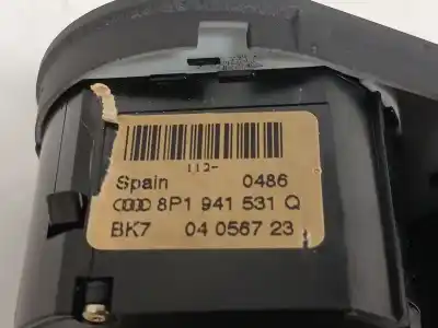Автозапчастина б/у управління світлом для audi a3 (8p1) 2.0 tdi 16v посилання на oem iam 1p1941531q  
