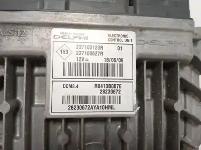 Second-hand car spare part ecu engine control for renault megane iii fastback (bz0/1_, b3_) 1.5 dci oem iam references 237100120r 237100627r 