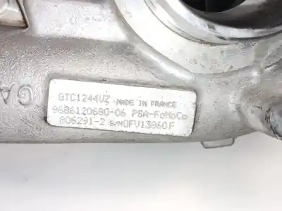Peça sobressalente para automóvel em segunda mão turbocompresor por citroen c4 picasso i monospace (ud_) 1.6 hdi 110 referências oem iam   