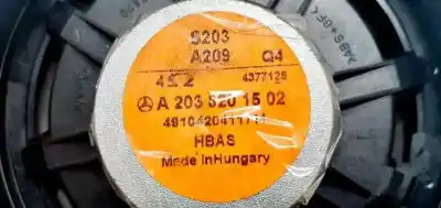 Pezzo di ricambio per auto di seconda mano impianto audio / radio cd per mercedes-benz clase clk (w209) coupe 220 cdi (209.308) riferimenti oem iam a2038201502  