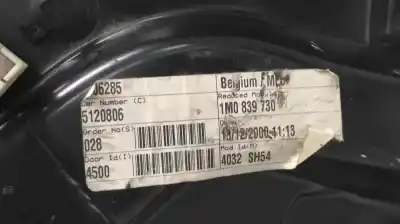 Second-hand car spare part rear right window regulator for seat leon (1m1) * oem iam references 1m0839730  44428