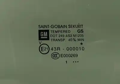 Piesă de schimb auto la mâna a doua geam spate dreapta pentru opel corsa d expression referințe oem iam a12xer  63229