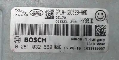Second-hand car spare part ecu engine control for land rover range rover sport autobiography hybrid oem iam references 0281032669  