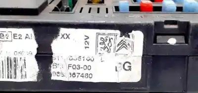 Second-hand car spare part fuse box unit for citroen c2 sx oem iam references 9653667480  43189