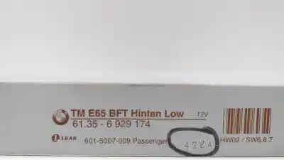 Peça sobressalente para automóvel em segunda mão módulo eletrônico por bmw serie 7 (e65/e66) 735i referências oem iam 61356929174  53296