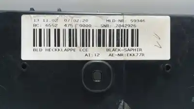 Peça sobressalente para automóvel em segunda mão suporte de matrícula por bmw serie 7 (e65/e66) 735i referências oem iam 51138223241  56407