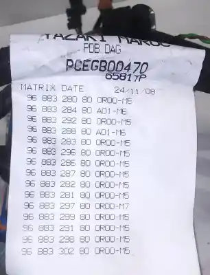 Peça sobressalente para automóvel em segunda mão motor de sofagem por citroen berlingo xtr 1.6 hdi 92 referências oem iam 9688328080  50117