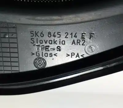 Pièce détachée automobile d'occasion vitre triangulaire custode arrière droit pour volkswagen golf vi (5k1) advance références oem iam 5k6845214ef  