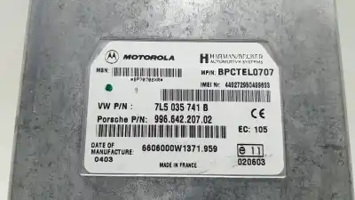 Автозапчастина б/у електронний модуль для porsche cayenne (typ 9pa) 4.5 v8 cat посилання на oem iam 7l5035741b  51178