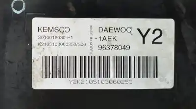 Peça sobressalente para automóvel em segunda mão centralina de motor uce por chevrolet tacuma se referências oem iam 96378049  71822