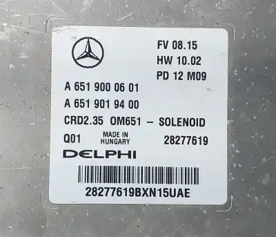 Автозапчасти б/у блок управления двигателем за mercedes sprinter ii james cook (906) 313 cdi classic ссылки oem iam a6519000601  72368