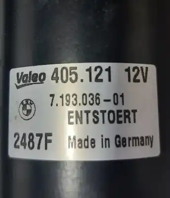 Peça sobressalente para automóvel em segunda mão motor do limpa para brisas por bmw serie 1 berlina (e81/e87) 118d referências oem iam 7193036  76641