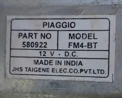 Автозапчасти б/у электрический вентилятор за piaggio (vespa) x9 x9 125 evolution ссылки oem iam 580922  76771
