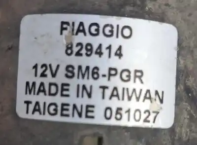 Gebrauchtes Autoersatzteil motor startet zum piaggio (vespa) x9 x9 125 evolution oem-iam-referenzen 829414  