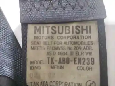 Автозапчастина б/у задній правий ремін безпеки для mitsubishi montero (v60/v70) 3.2 di-d avance посилання на oem iam tkab0en239  79992