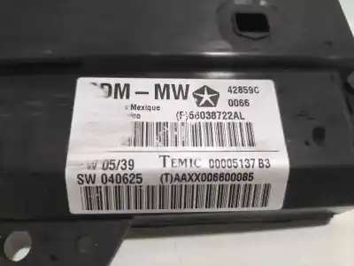 Second-hand car spare part electronic module for chrysler 300 c 3.0 crd oem iam references 56038722al  80120