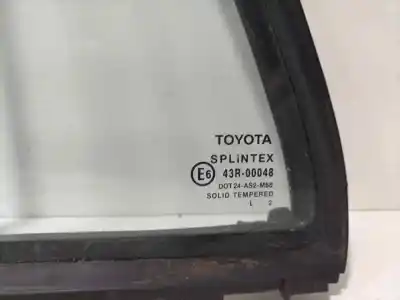 Peça sobressalente para automóvel em segunda mão vidro de custódia triangular traseiro esquerdo por toyota corolla (e12) 2.0 d-4d linea sol berlina referências oem iam 1cdftv  83603