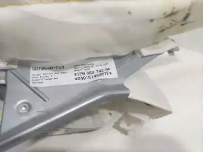 Peça sobressalente para automóvel em segunda mão airbag de cortina dianteiro direito por seat leon (1p1) comfort limited referências oem iam 1p0880742a  84332