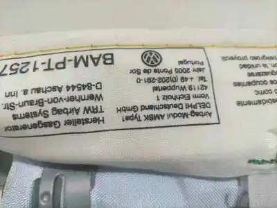 Peça sobressalente para automóvel em segunda mão airbag de cortina dianteiro esquerdo por seat leon (1p1) comfort limited referências oem iam 1p0880741a  84333