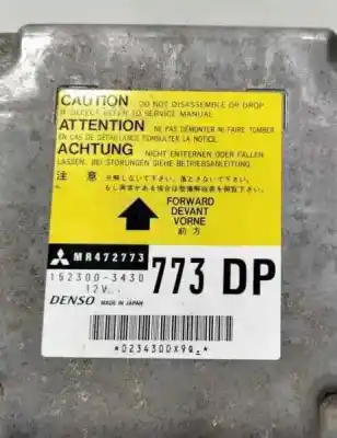 Автозапчастина б/у блок управління подушками безпеки для mitsubishi montero (v60/v70) 3.2 di-d avance посилання на oem iam mr472773  84834