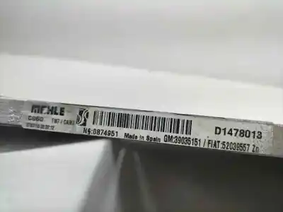 Second-hand car spare part air conditioning condenser / radiator for opel corsa e selective oem iam references 39035151  85062