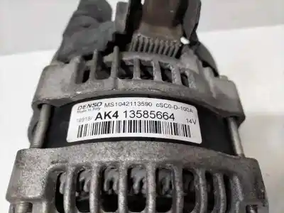Second-hand car spare part alternator for opel corsa e selective oem iam references 13585664  84901