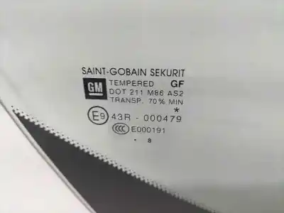 Peça sobressalente para automóvel em segunda mão vidro custódia triangular traseiro direito por opel corsa e selective referências oem iam 13436992  84892