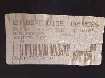Pezzo di ricambio per auto di seconda mano  per MERCEDES CLASE C (W205) FAMILIAR  Riferimenti OEM IAM A2056803205  