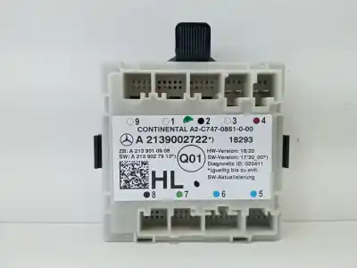 Pezzo di ricambio per auto di seconda mano  per MERCEDES CLASE C (W205) FAMILIAR  Riferimenti OEM IAM A2139002722  