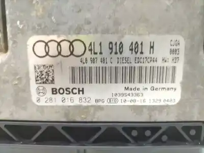 Gebrauchtes Autoersatzteil ecu-motorsteuergerät uce motorsteuergerät zum audi q7 (4l) v6 3.0 tdi (176kw) ambiente oem-iam-referenzen 4l1910401h  